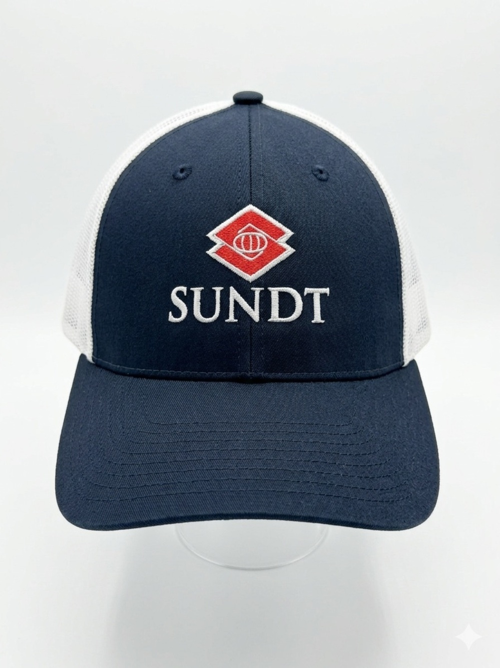 Richardson 115 Sundt Trucker Hat Navy White Mesh Snapback USA Flag M/L